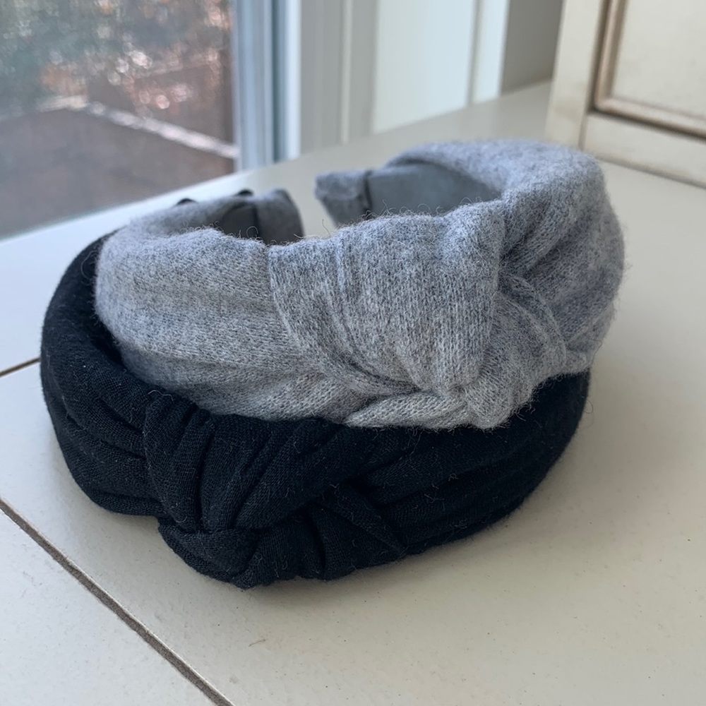 Two knotted headbands